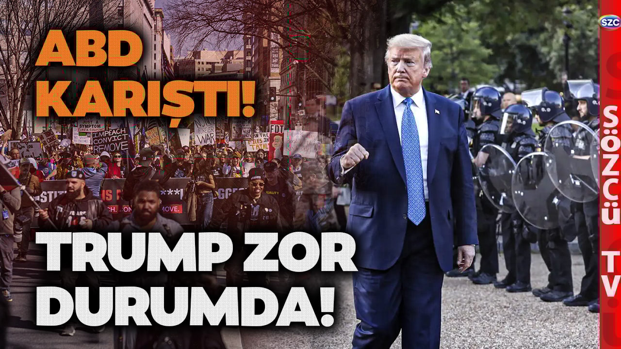 ABD'liler Beyaz Saray'ın Kapısına Dayandı! Trump'a Görülmemiş Protesto! İran Saldırılarına Tepki