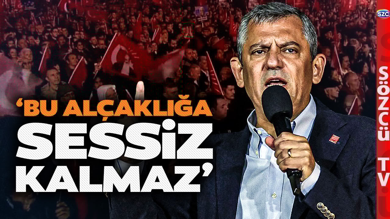 Özgür Özel AK Parti ve MHP'lilere Seslendi! 'Hiç Bir Vicdan Bu Alçaklığa Sessiz Kalmaz!'