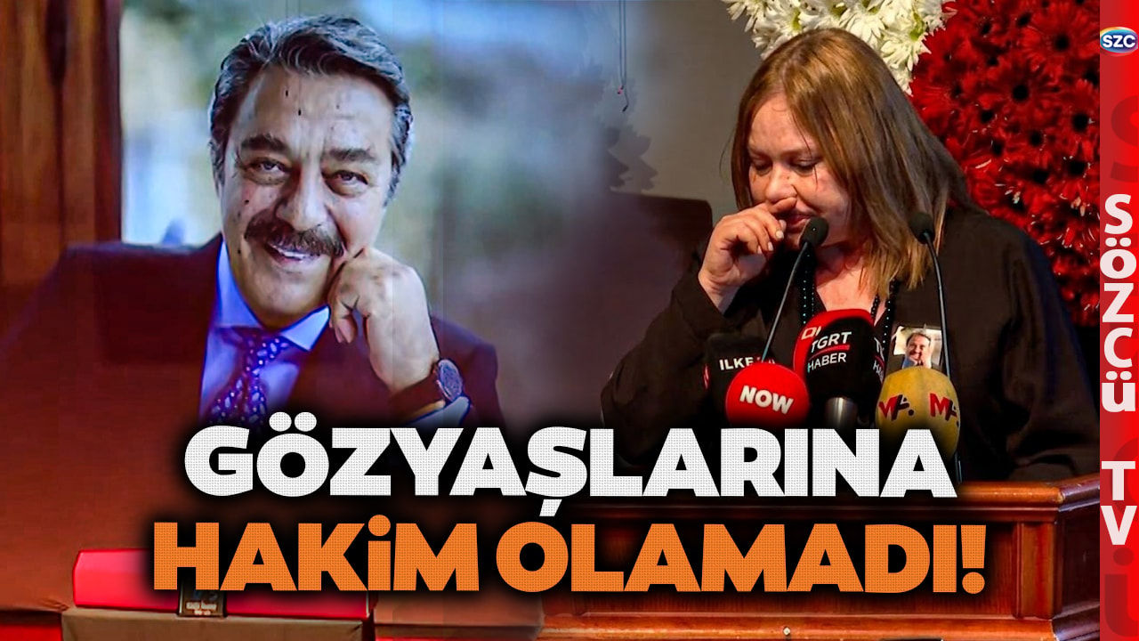 "Sen Benim Yoldaşımdın..." Jülide Kural'ın Kadir İnanır'a Veda Konuşması Yürek Burktu