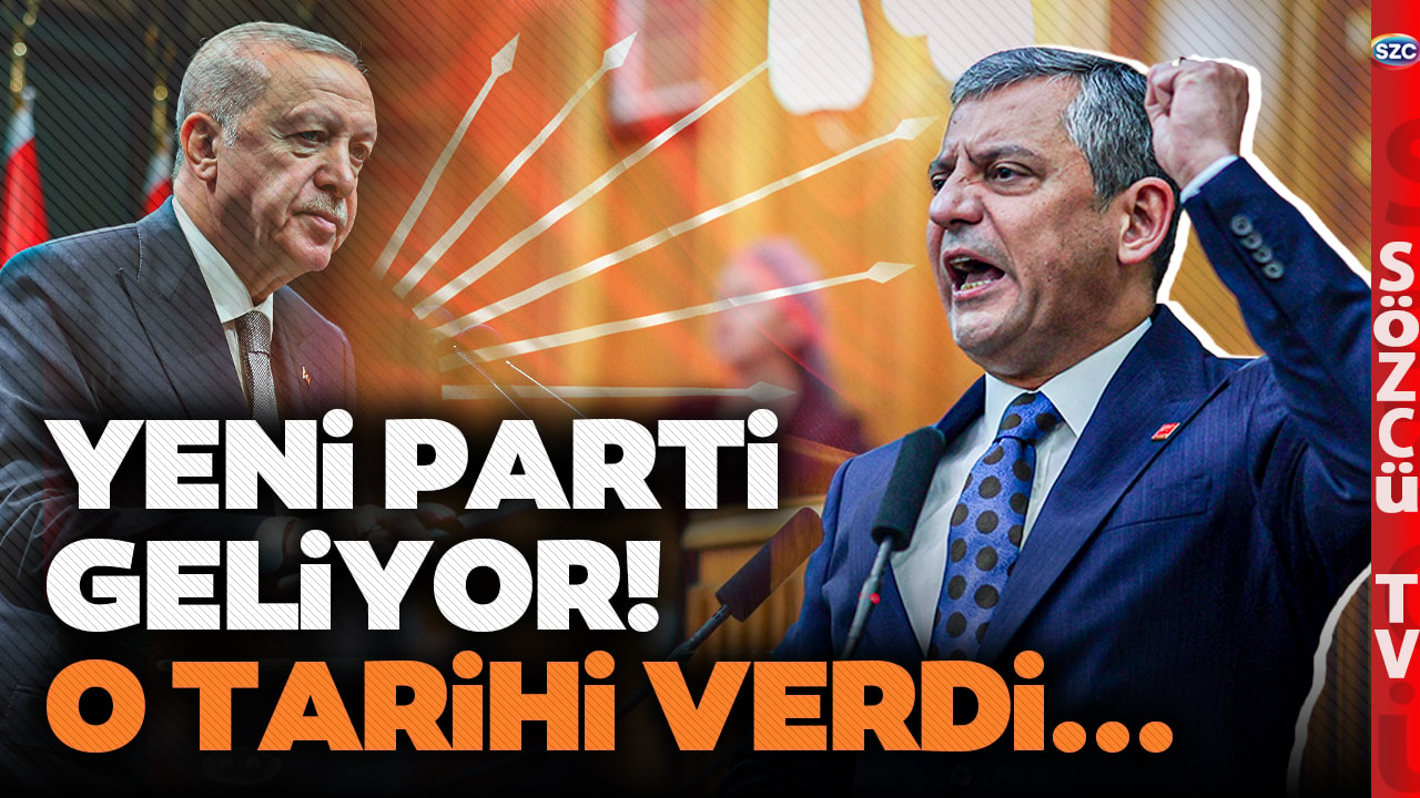 YENİ PARTİ O TARİHTE DUYURULACAK! Özgür Özel'den Erdoğan'ı Tedirgin Edecek Plan!