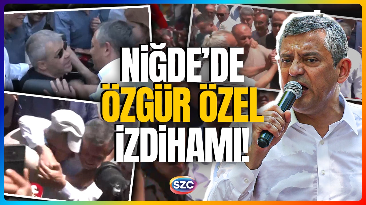 Niğde'de Özgür Özel İzdihamı! Sokaklar Doldu Taştı! Yürümekte Güçlük Çekti! 'SEÇİM İSTİYORUZ!'